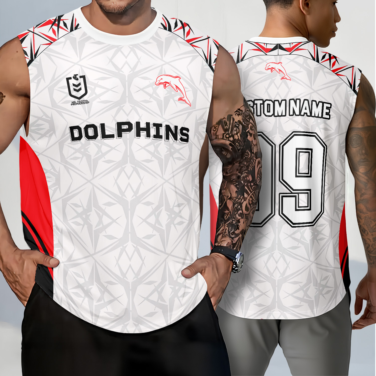 Auspiritmerch Dolphins Personalized Tank Top Gift For Fans