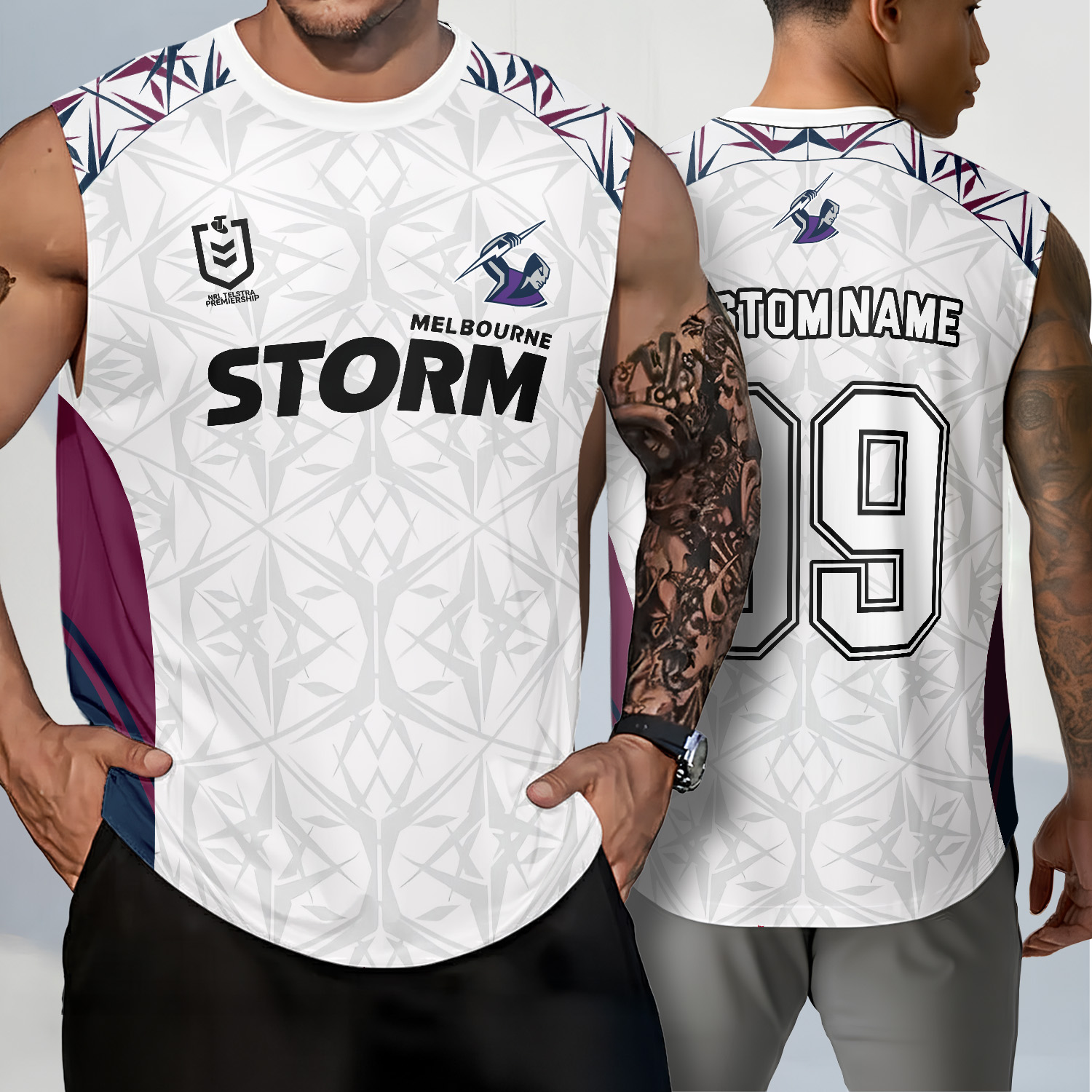 Auspiritmerch Melbourne Storm Personalized Tank Top Gift For Fans