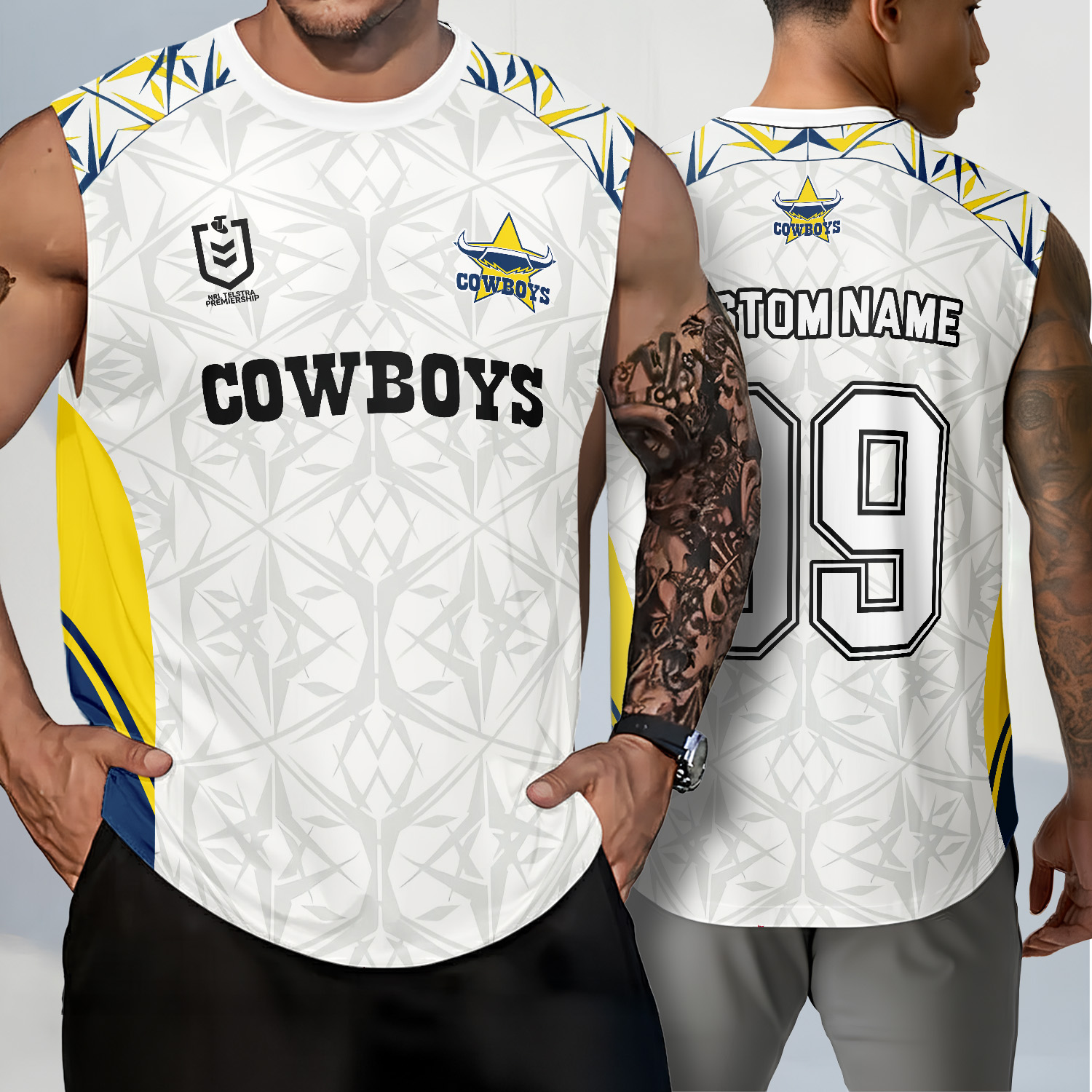 Auspiritmerch North Queensland Cowboys Personalized Tank Top Gift For Fans