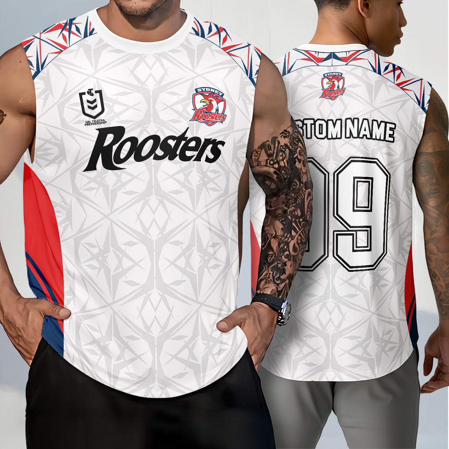 Auspiritmerch Sydney Roosters Personalized Tank Top Gift For Fans