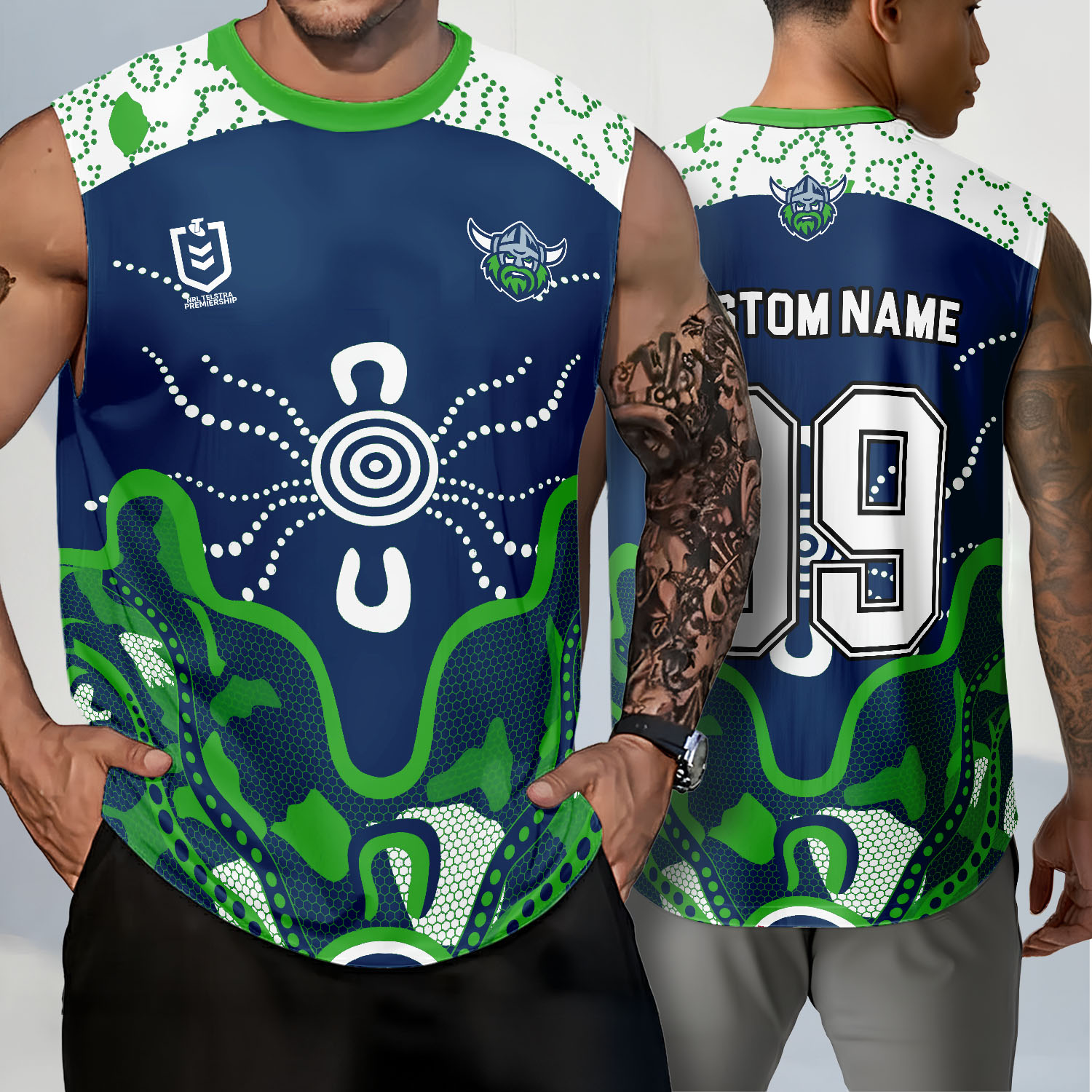 Auspiritmerch Canberra Raiders Personalized Tank Top Gift For Fans