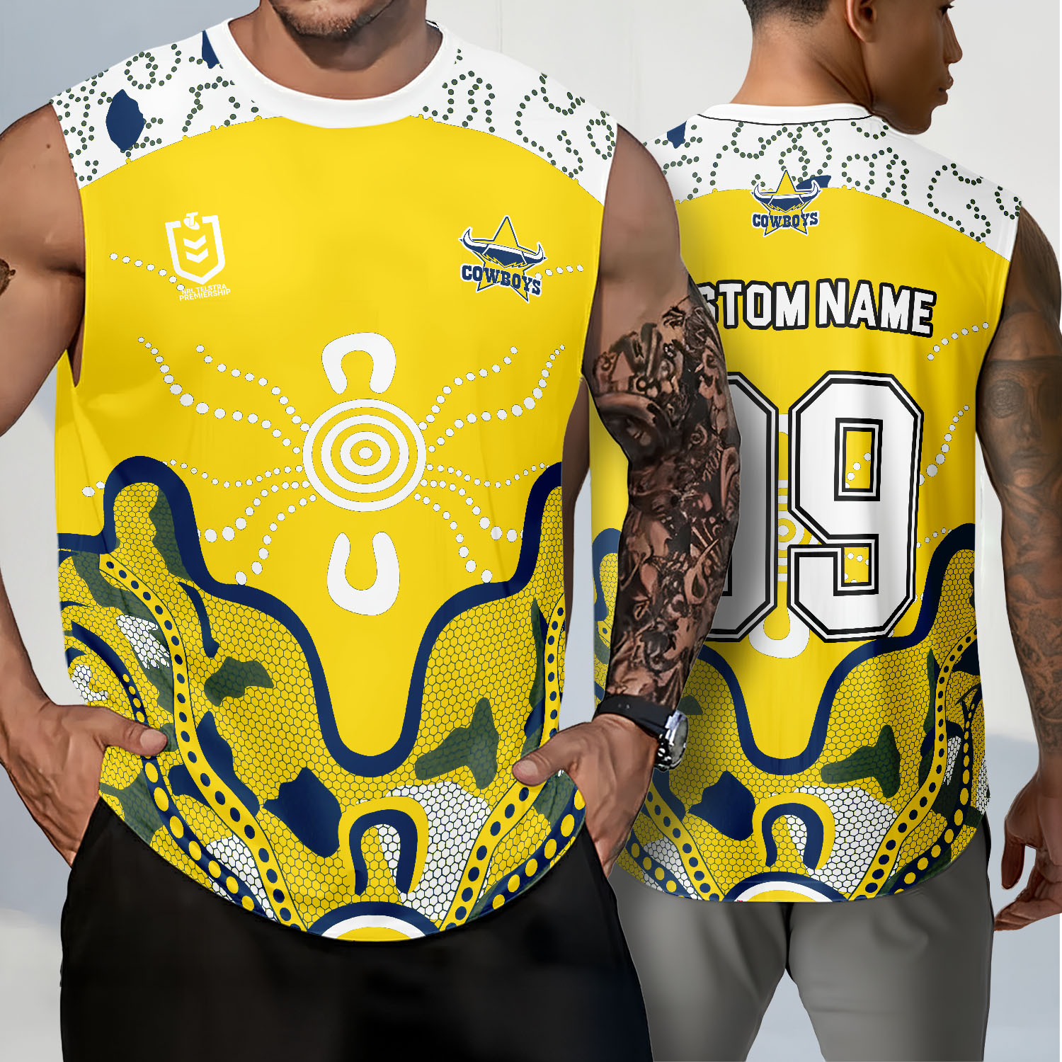 Auspiritmerch North Queensland Cowboys Personalized Tank Top Gift For Fans