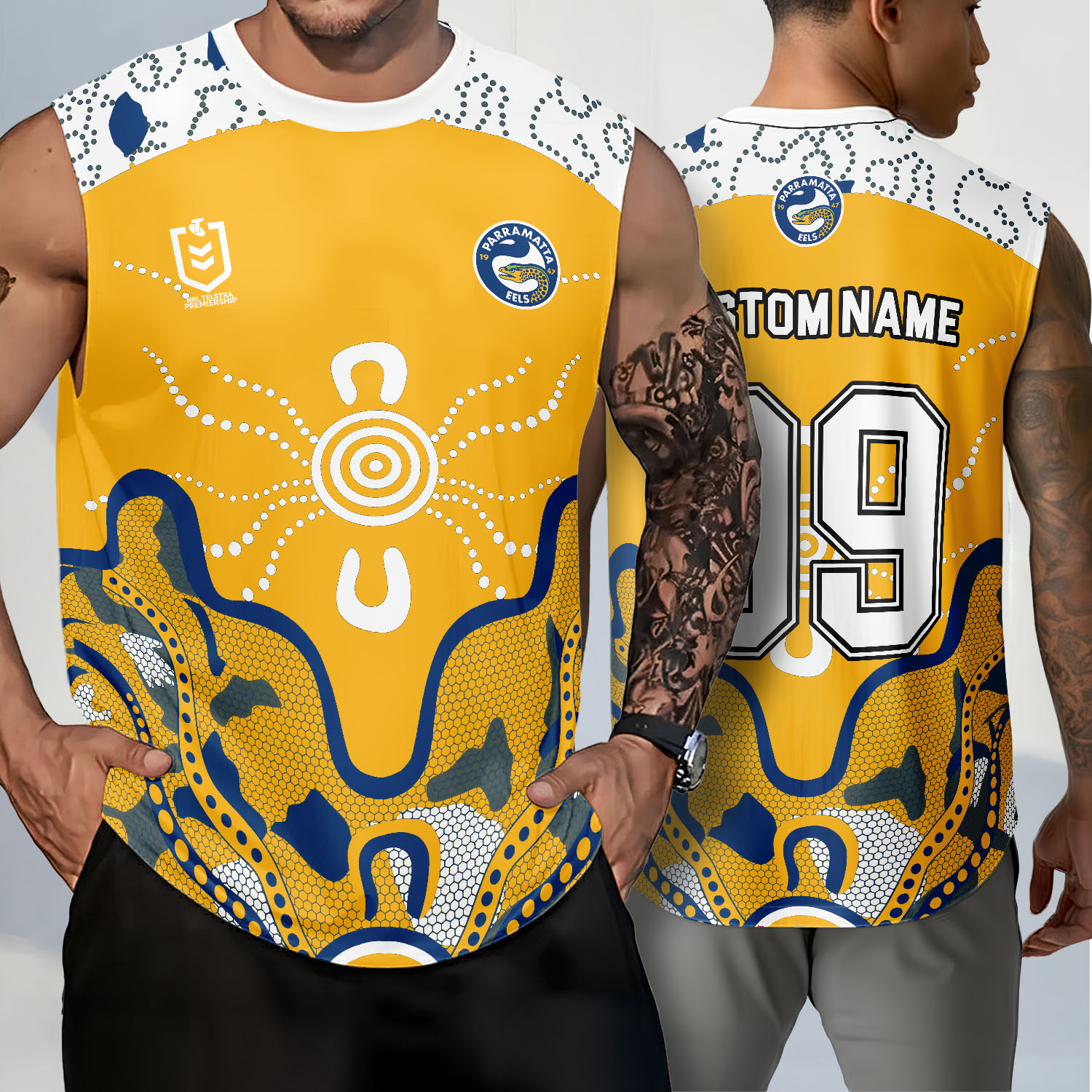 Auspiritmerch Parramatta Eels Personalized Tank Top Gift For Fans