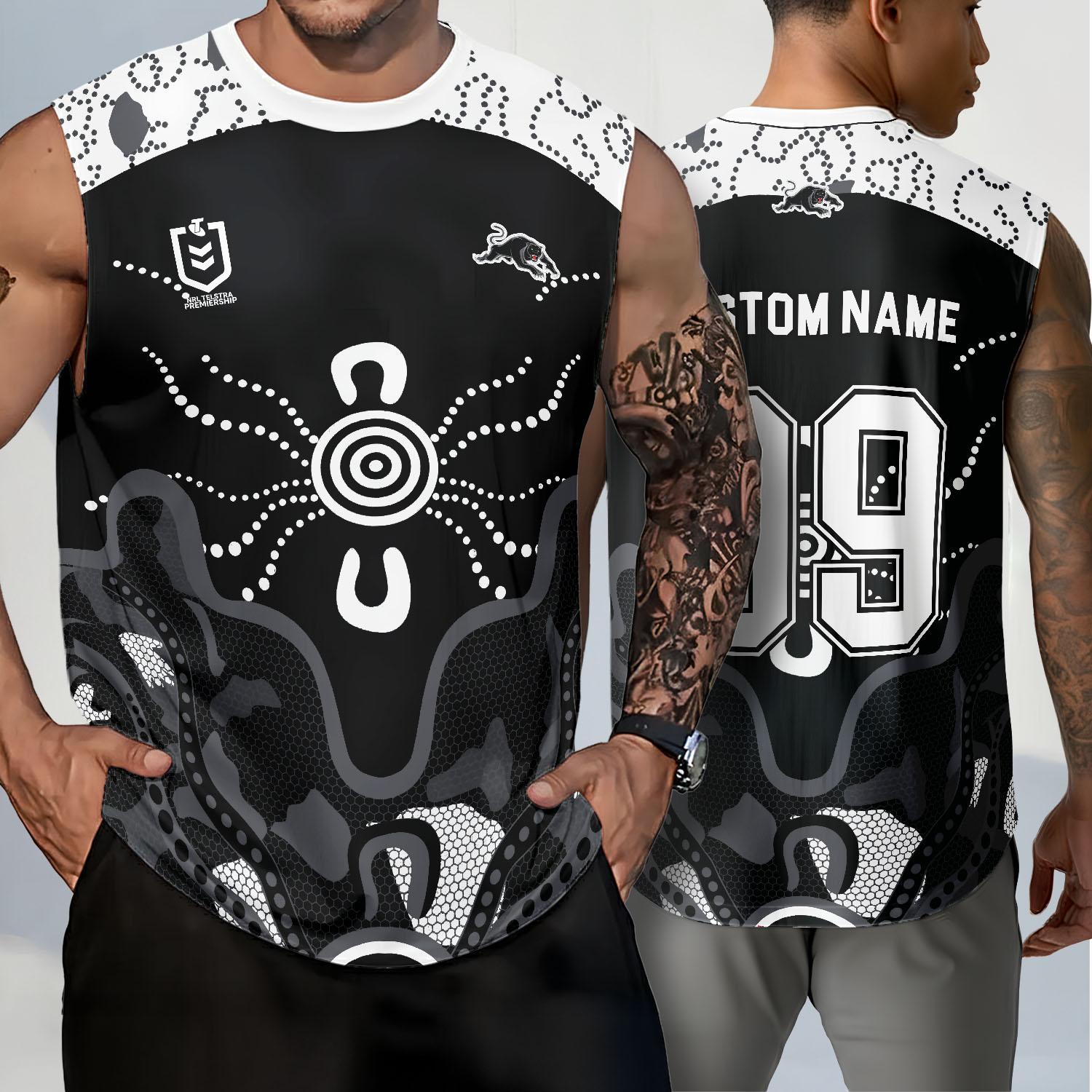 Auspiritmerch Penrith Panthers Personalized Tank Top Gift For Fans