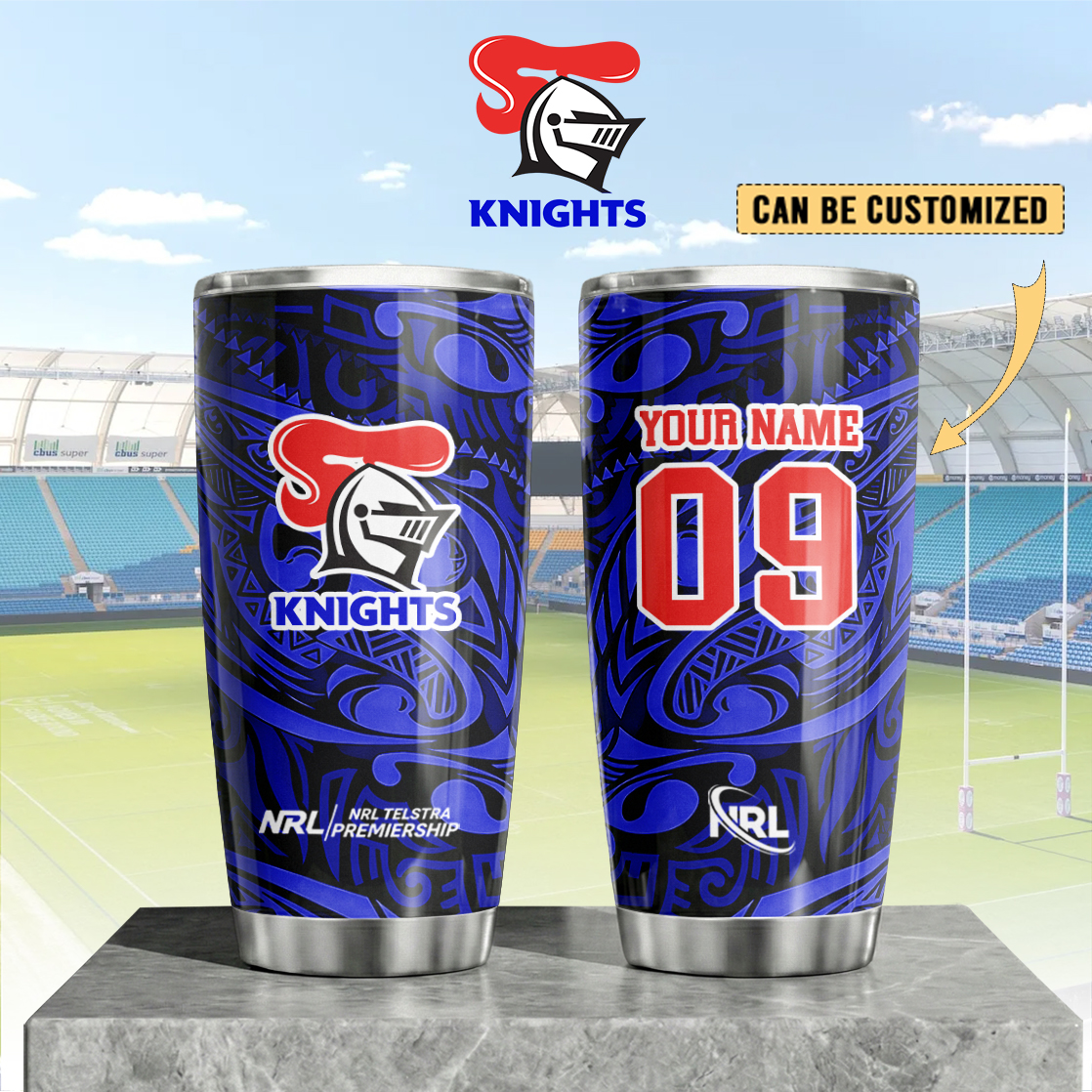 Auspiritmerch Newcastle Knights Custom Stanley Quencher 20oz Stainless Steel Tumbler