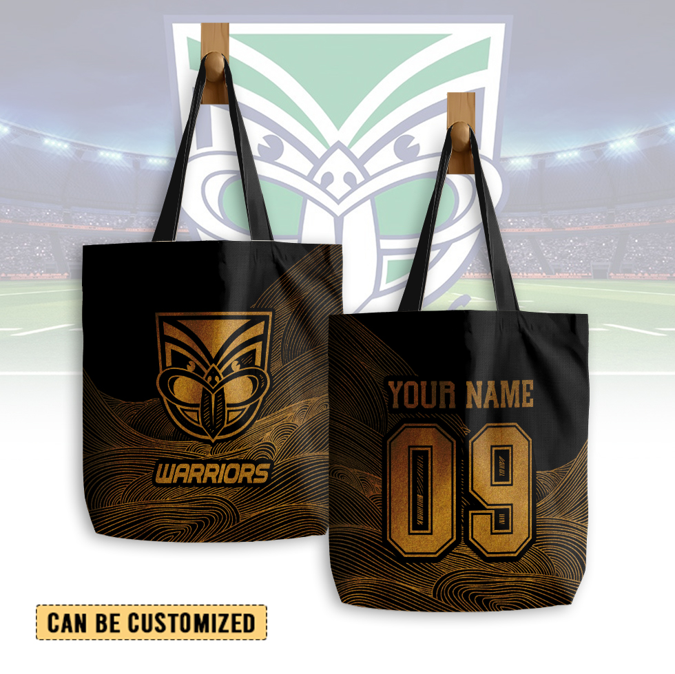Auspiritmerch New Zealand Warriors Personalized Tote Bags Gift For Fans