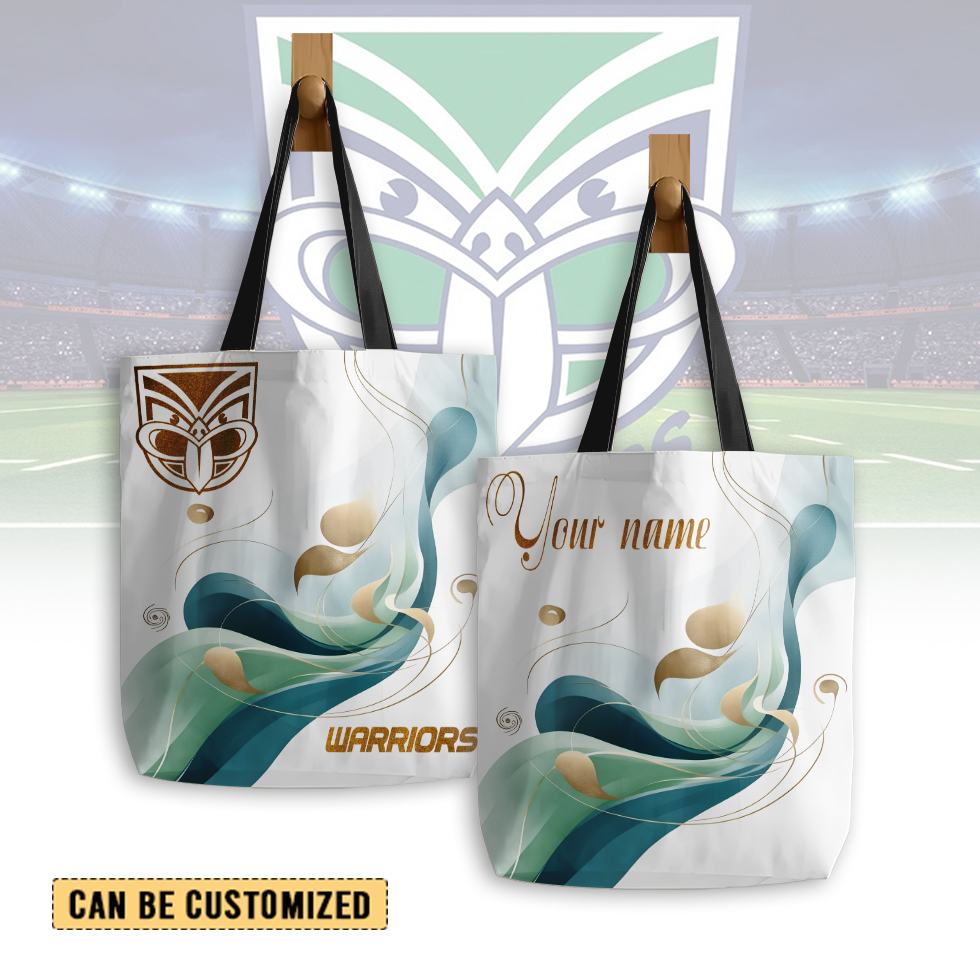 Auspiritmerch New Zealand Warriors Personalized Tote Bags Gift For Fans