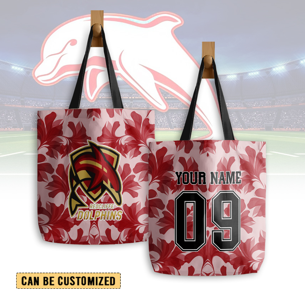 Auspiritmerch Dolphins Personalized Tote Bags Gift For Fans