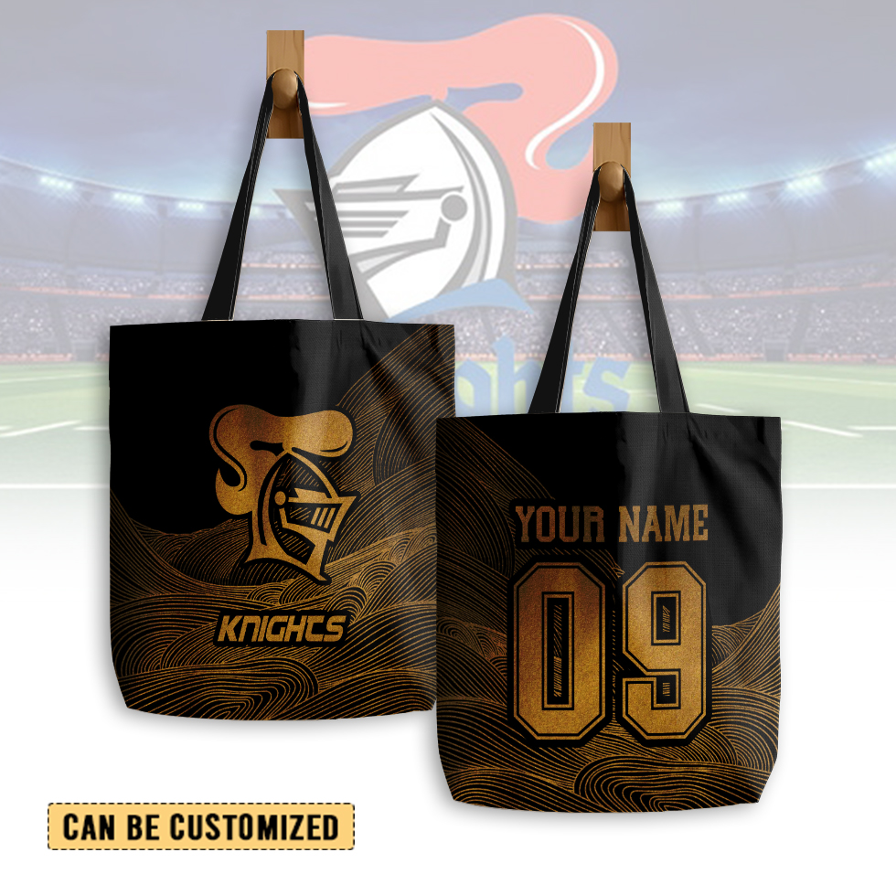 Auspiritmerch Newcastle Knights Personalized Tote Bags Gift For Fans