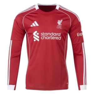 2026 Liverpool Home Long Sleeve Jersey