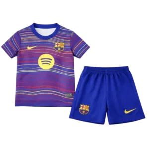 25/26 Kids Barcelona Pre-Match Kit