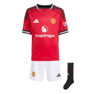 25/26 Kids Man U Home Kit