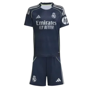 25/26 Kids Real Madrid Away Kit