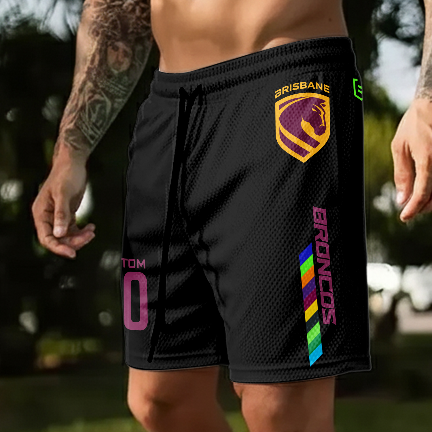 Auspiritmerch Brisbane Broncos Personalized Short Pants Gift For Fans