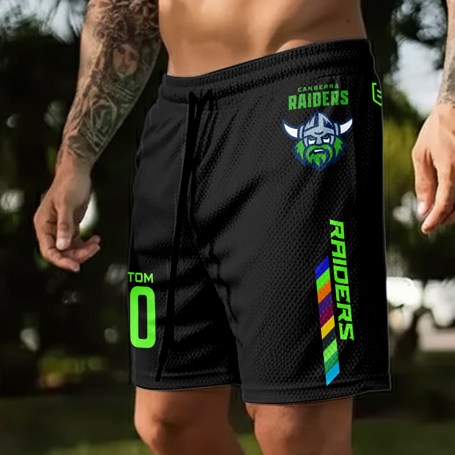 Auspiritmerch Canberra Raiders Personalized Short Pants Gift For Fans