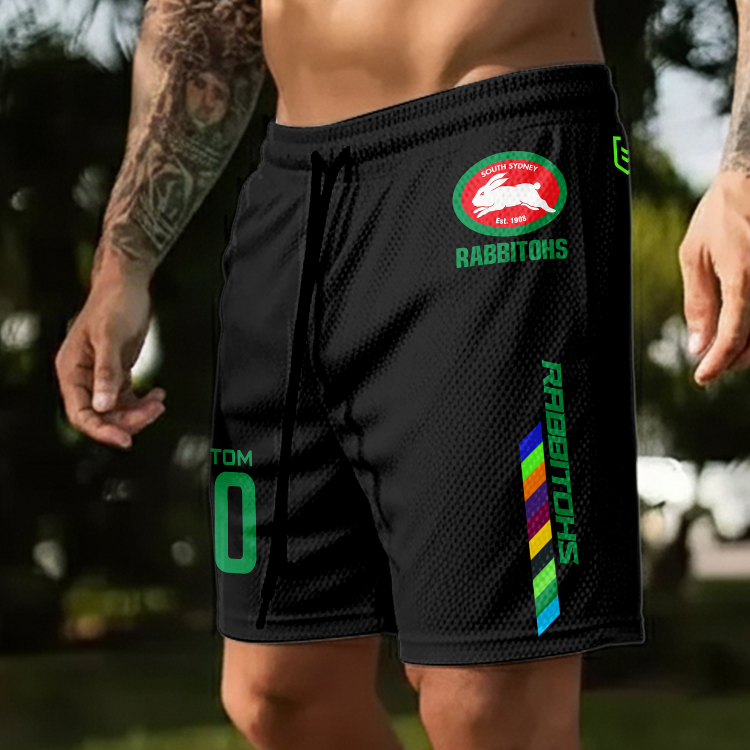 Auspiritmerch South Sydney Rabbitohs Personalized Short Pants Gift For Fans