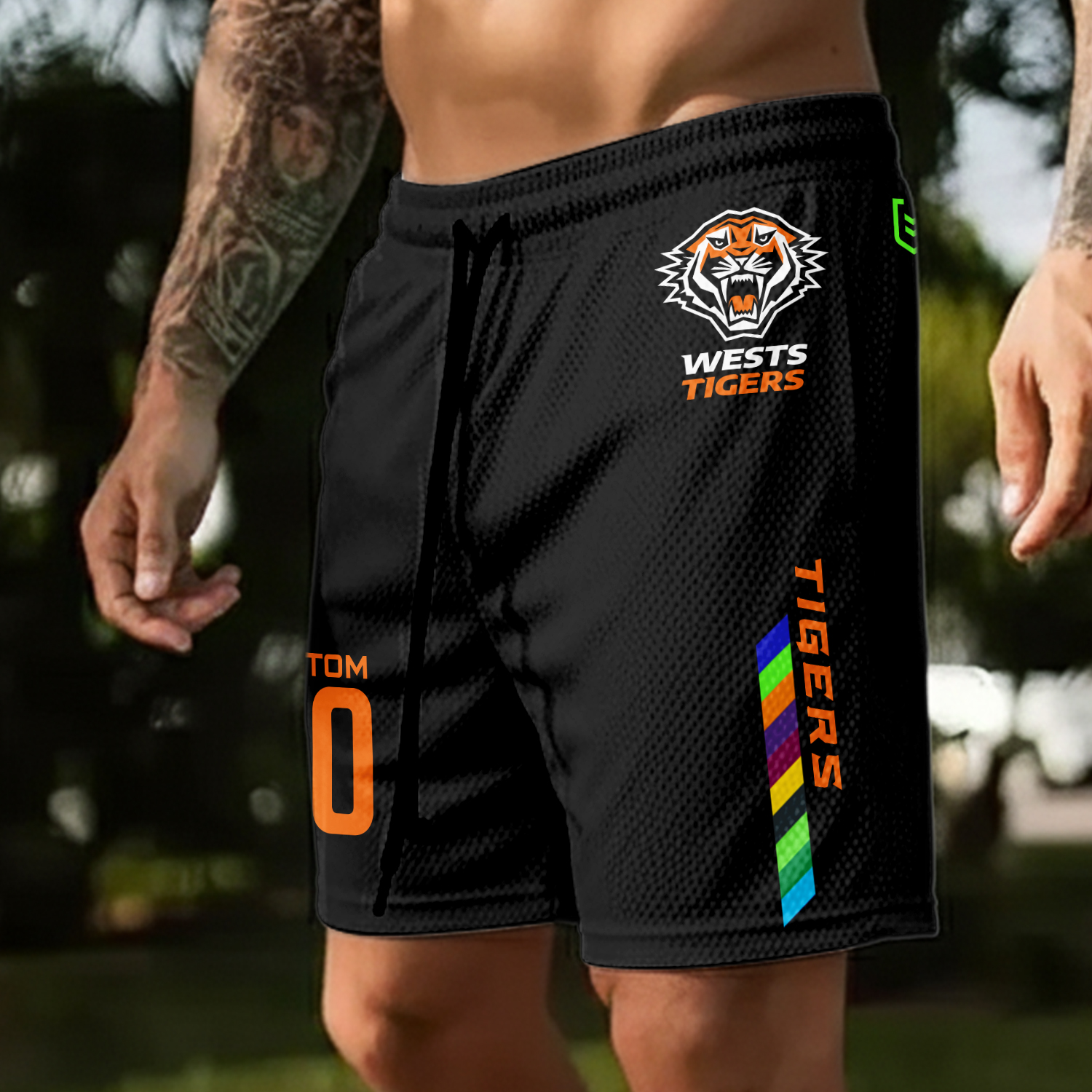 Auspiritmerch Wests Tigers Personalized Short Pants Gift For Fans