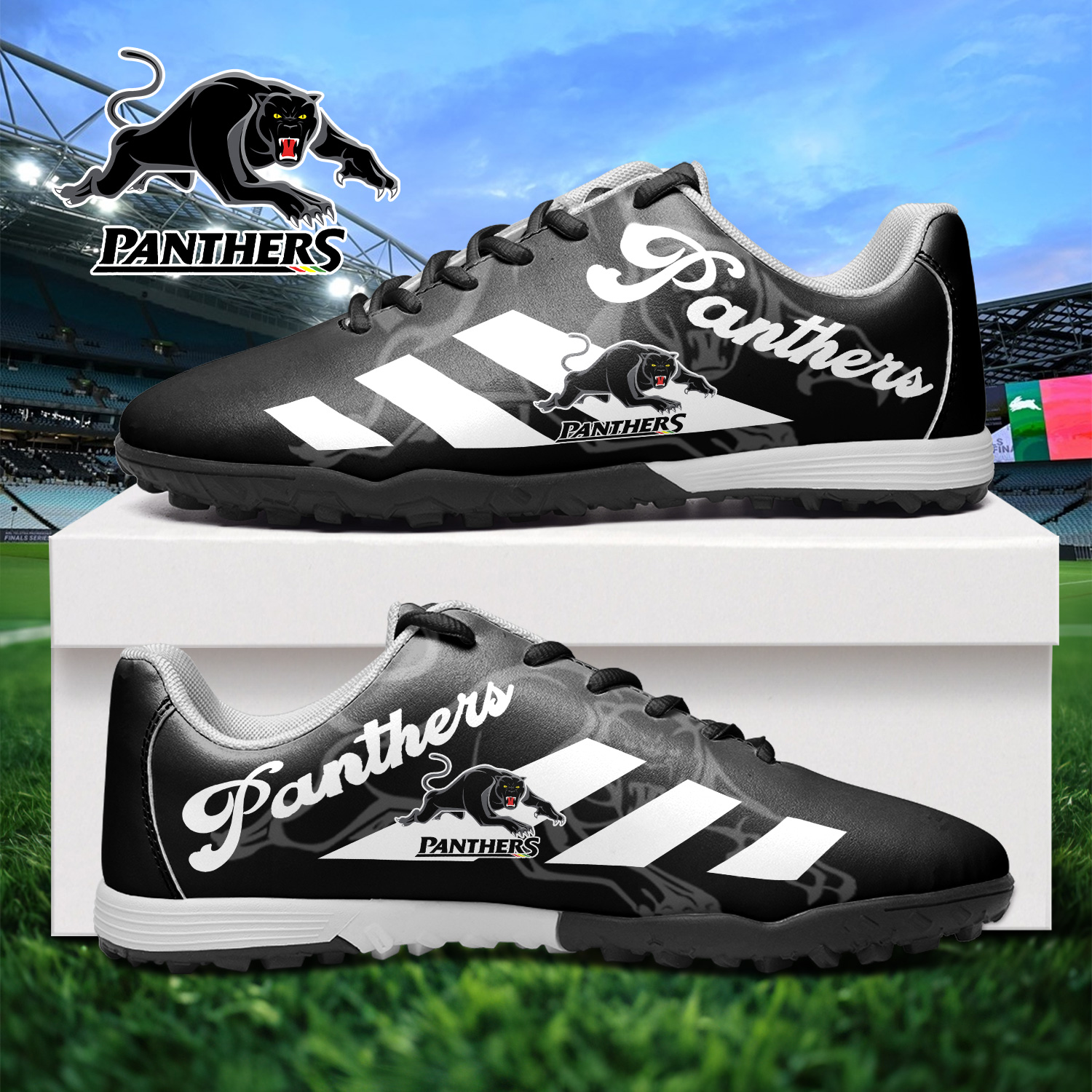 Auspiritmerch Penrith Panthers Turf Football Shoes Gift For Fans