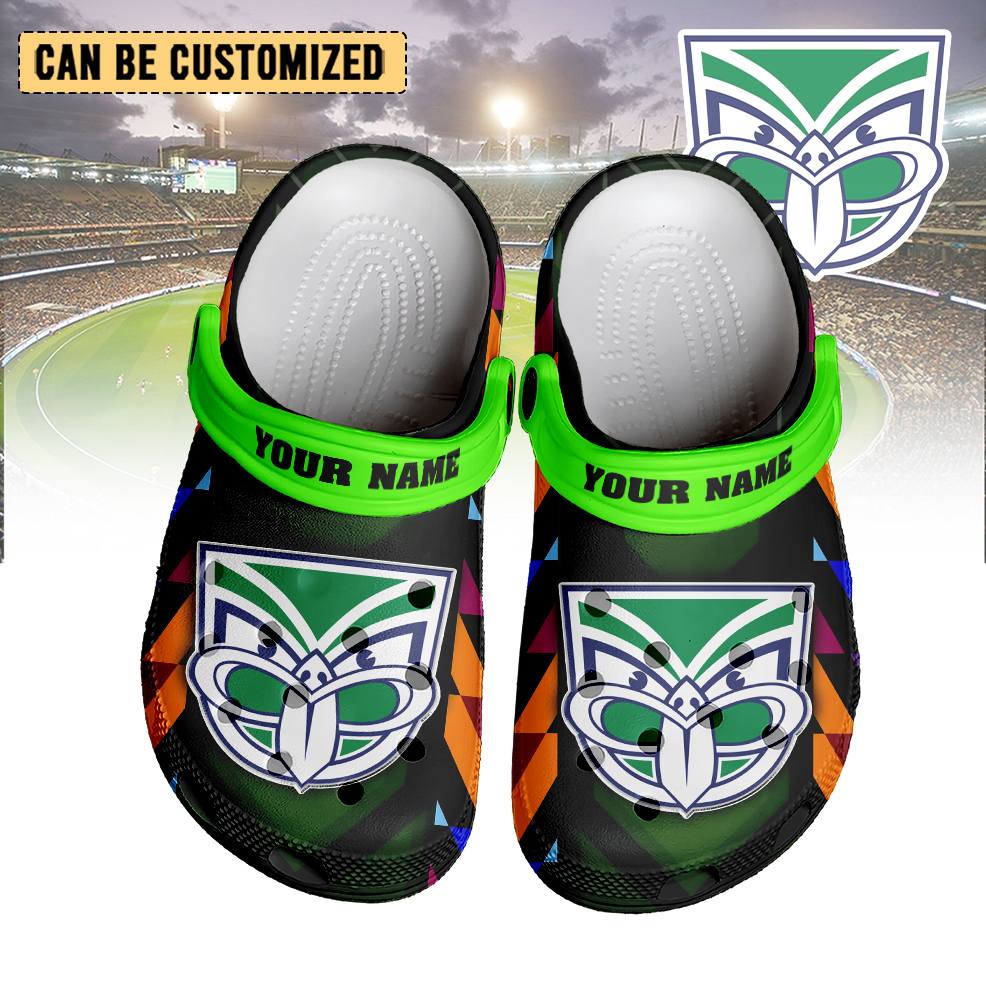 Auspiritmerch New Zealand Warriors Crocs Crocband Clogs Shoes Comfortable For Men Women and Kids