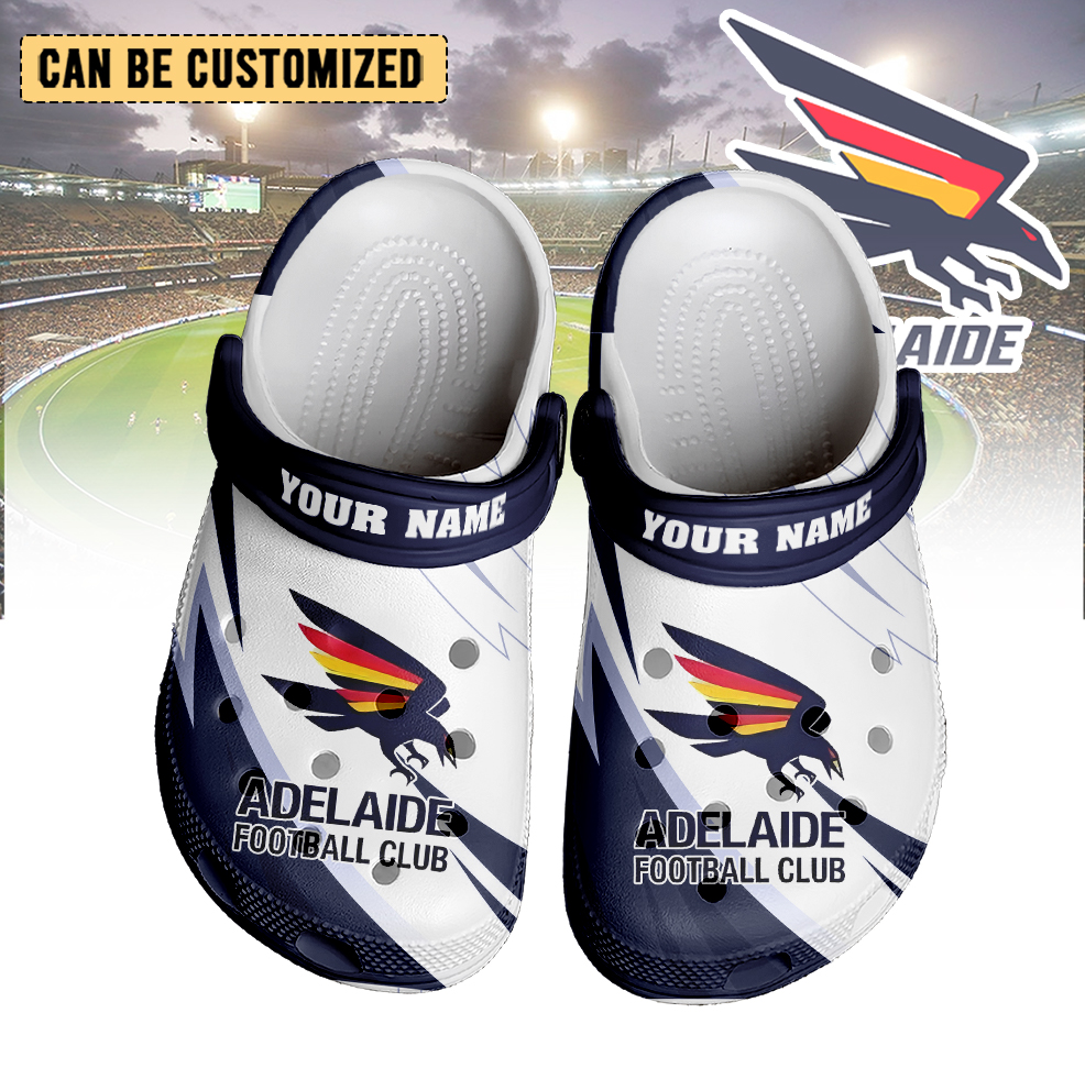 Auspiritmerch Adelaide Crows Crocs Crocband Clogs Shoes Comfortable For Men Women and Kids