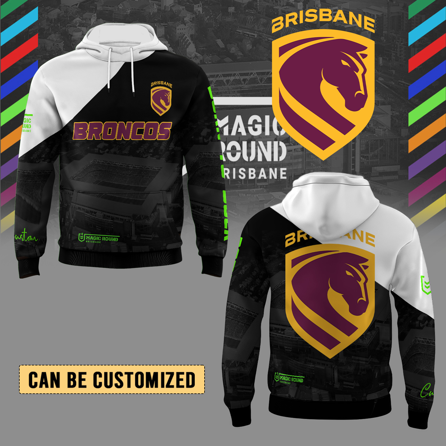 Auspiritmerch Brisbane Broncos Personalized Hoodie Gift For Fans