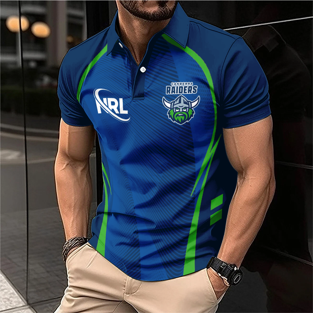 Auspiritmerch Canberra Raiders Personalized Polo Shirt Gift For Fans