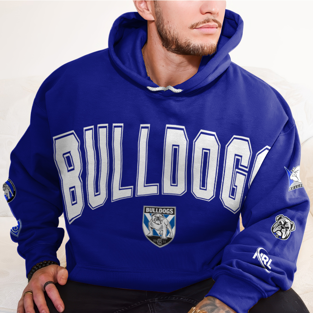 Auspiritmerch Canterbury-Bankstown Bulldogs Personalized Hoodie Gift For Fans