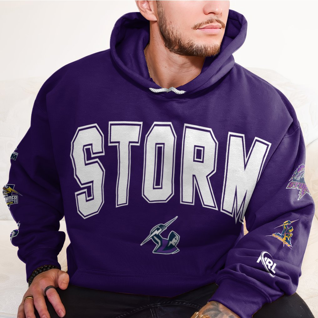 Auspiritmerch Melbourne Storm Personalized Hoodie Gift For Fans