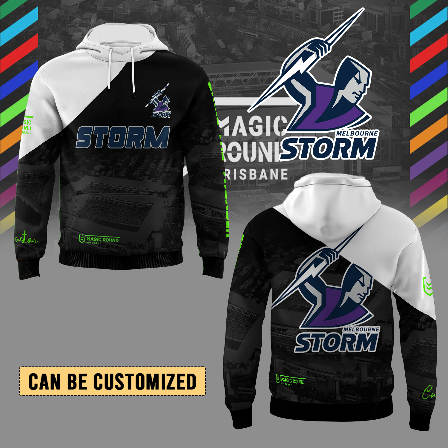 Auspiritmerch Melbourne Storm Personalized Hoodie Gift For Fans