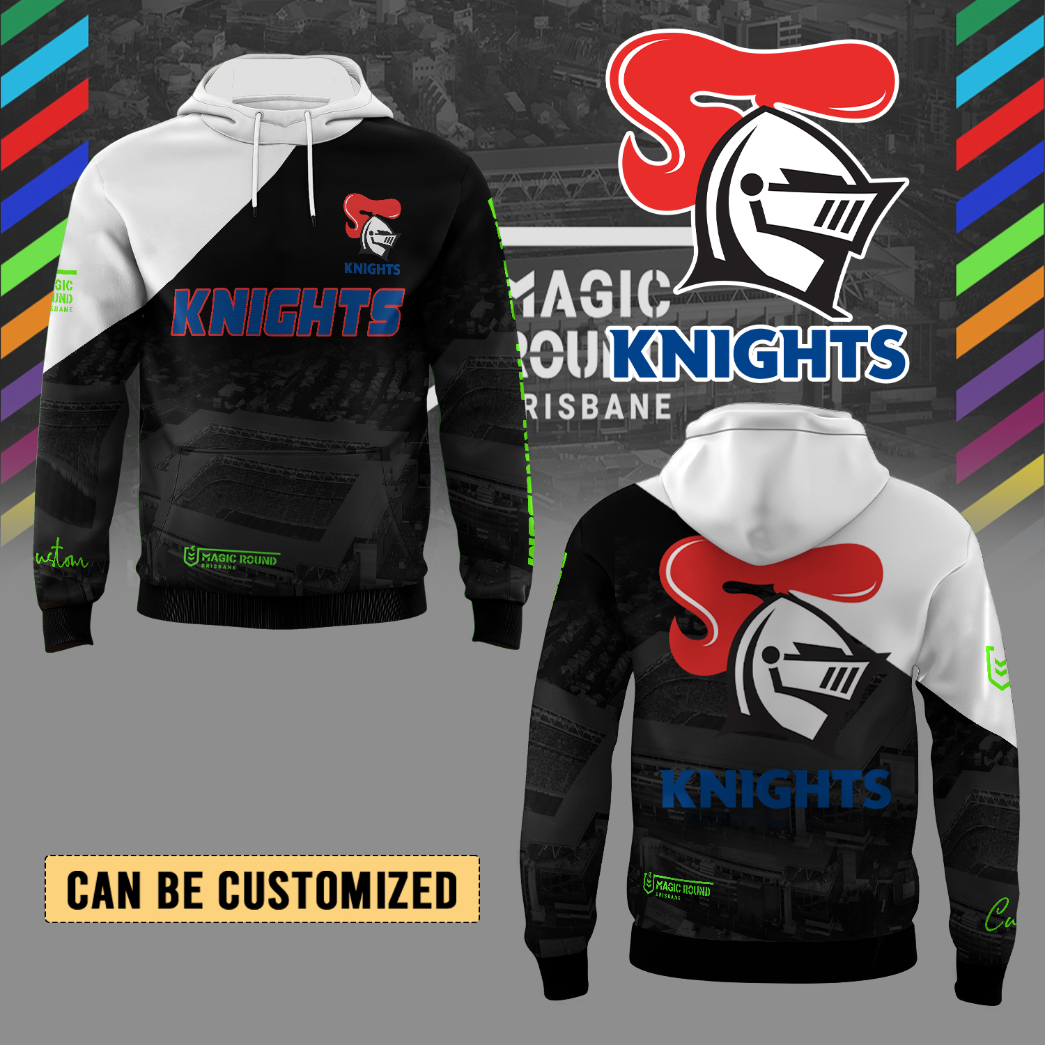 Auspiritmerch Newcastle Knights Personalized Hoodie Gift For Fans