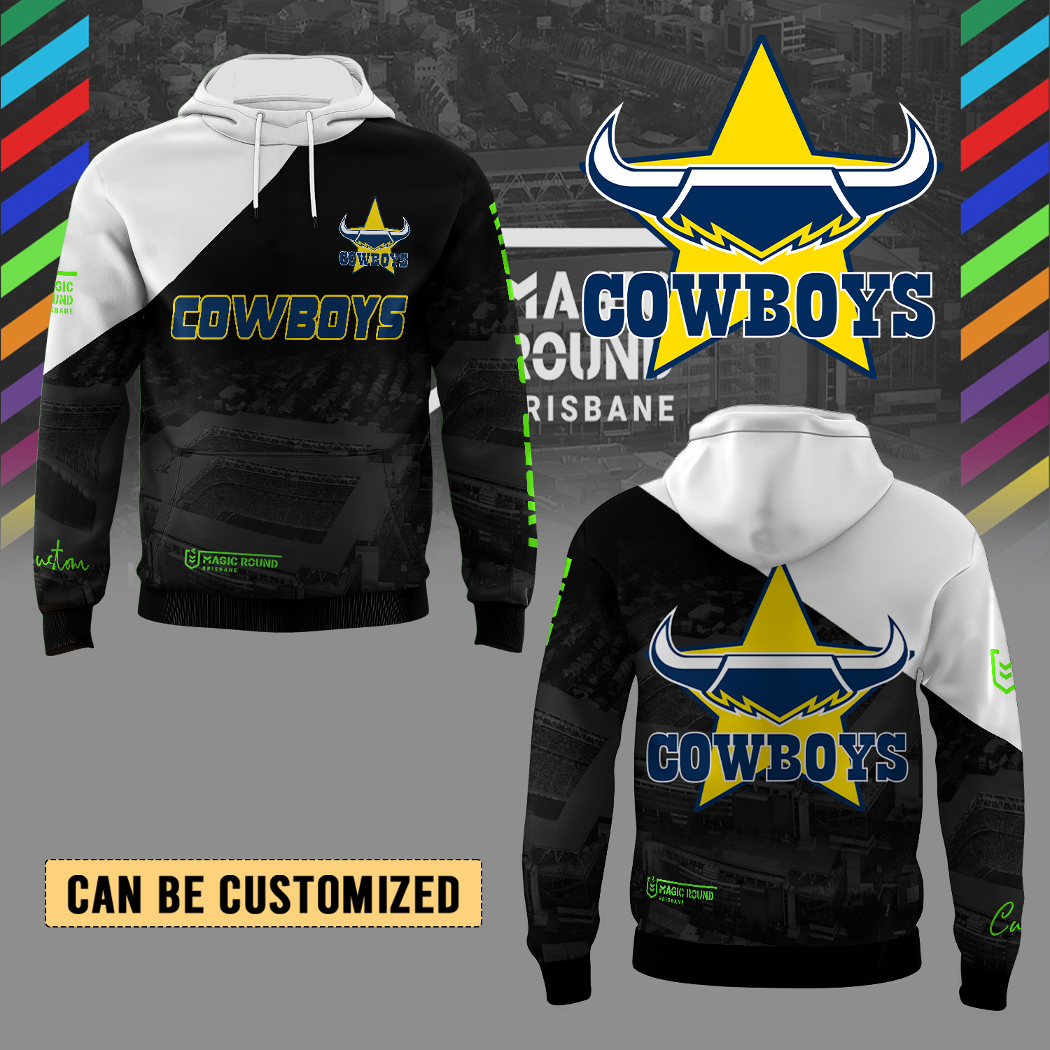 Auspiritmerch North Queensland Cowboys Personalized Hoodie Gift For Fans