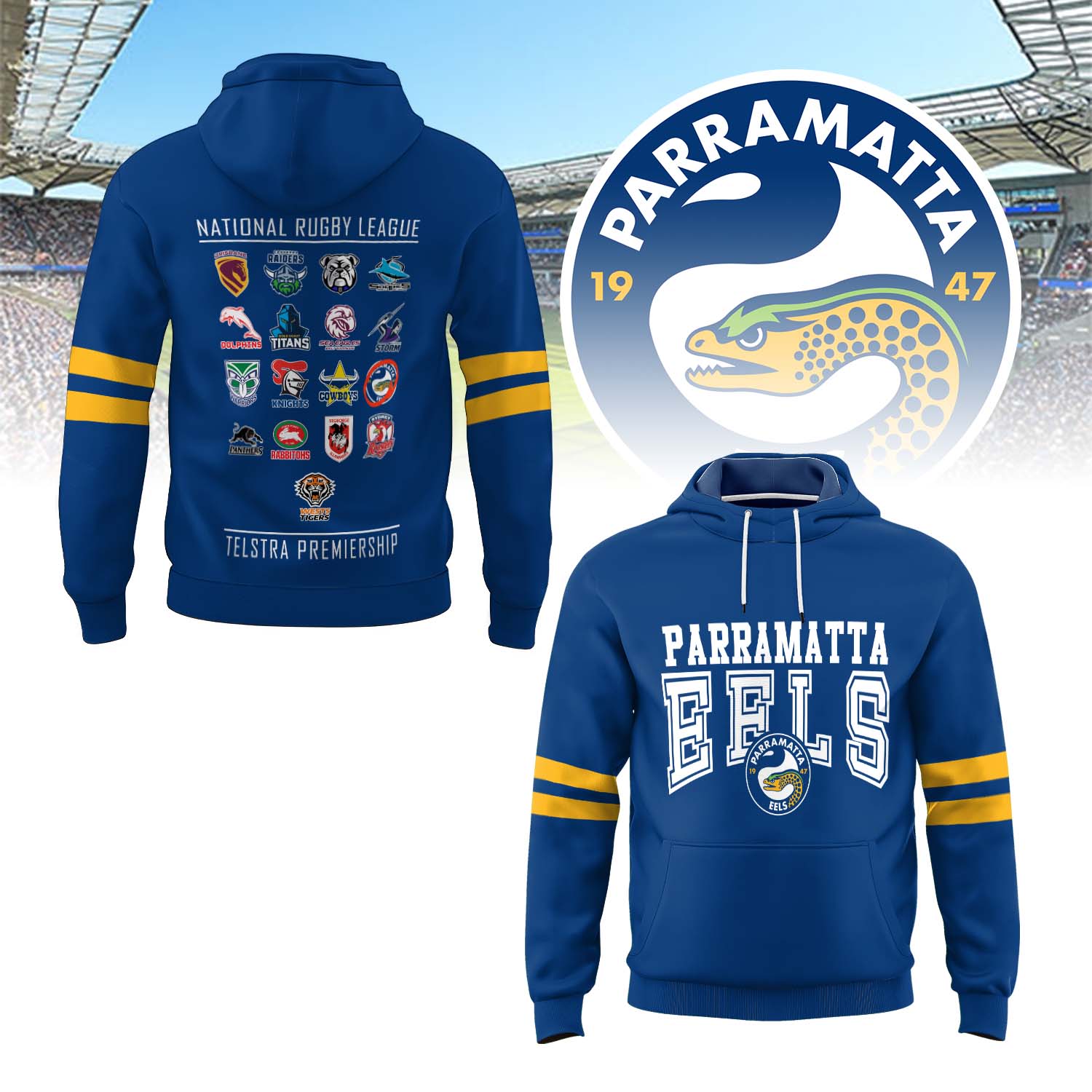 Auspiritmerch Parramatta Eels Personalized Hoodie Gift For Fans