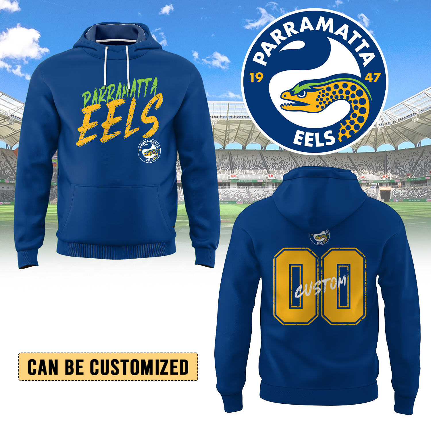 Auspiritmerch Parramatta Eels Personalized Hoodie Gift For Fans