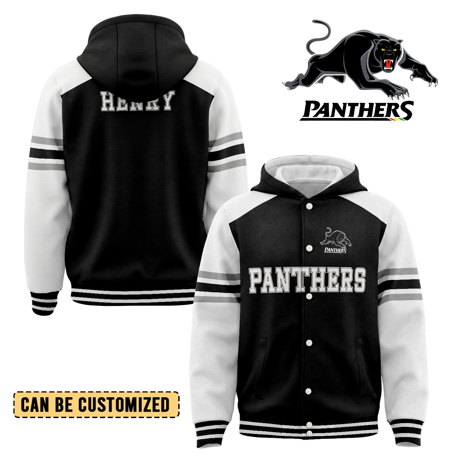 Auspiritmerch Penrith Panthers Personalized Hoodie Baseball Jacket Gift For Fans