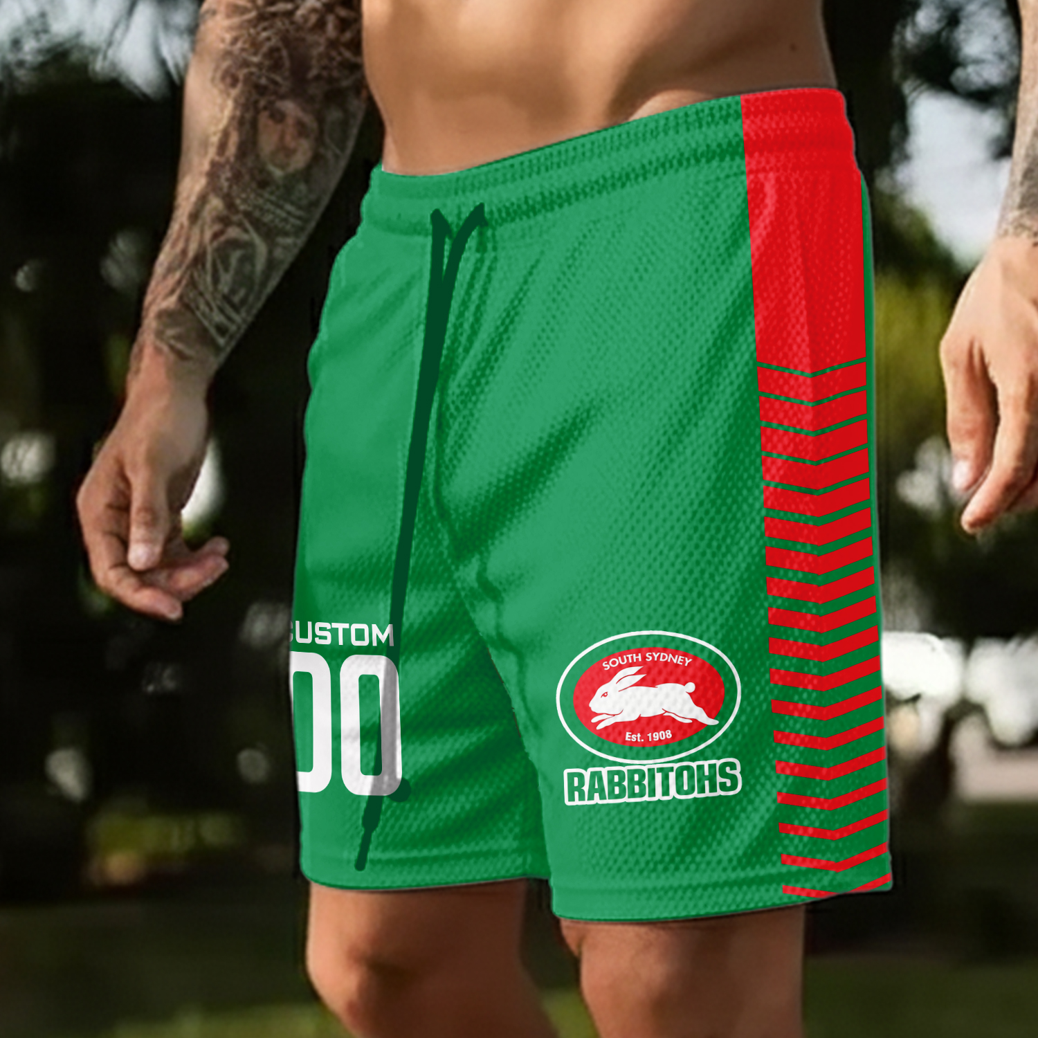 Auspiritmerch South Sydney Rabbitohs Personalized Short Pants Gift For Fans