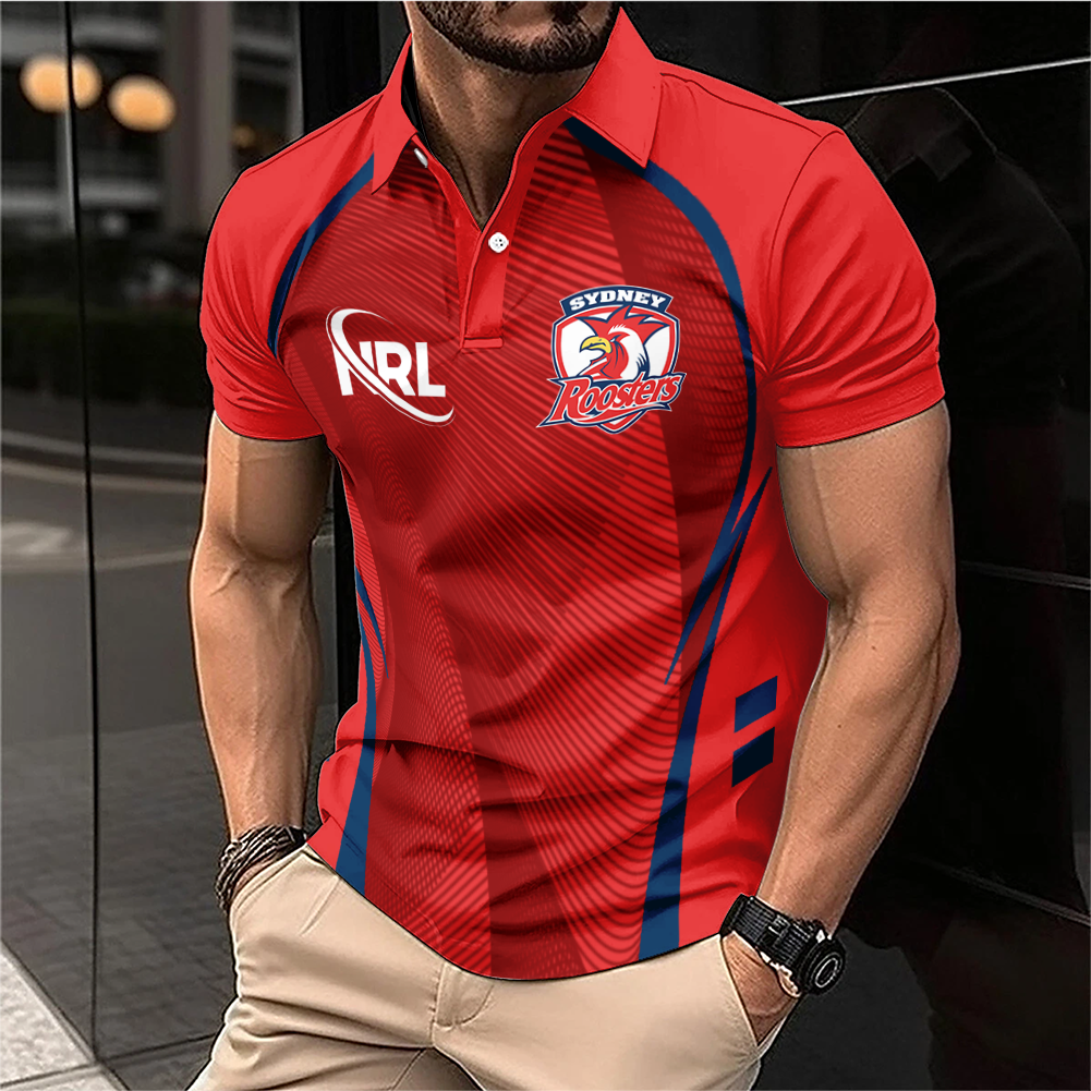 Auspiritmerch Sydney Roosters Personalized Polo Shirt Gift For Fans