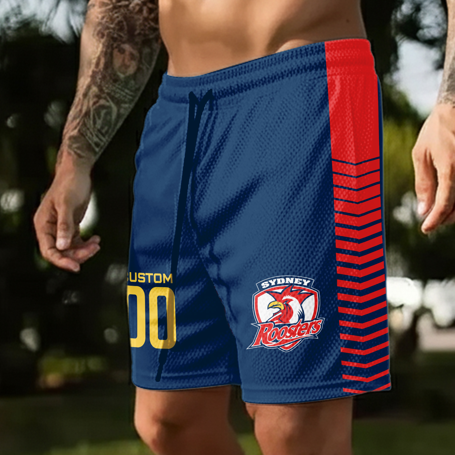 Auspiritmerch Sydney Roosters Personalized Short Pants Gift For Fans