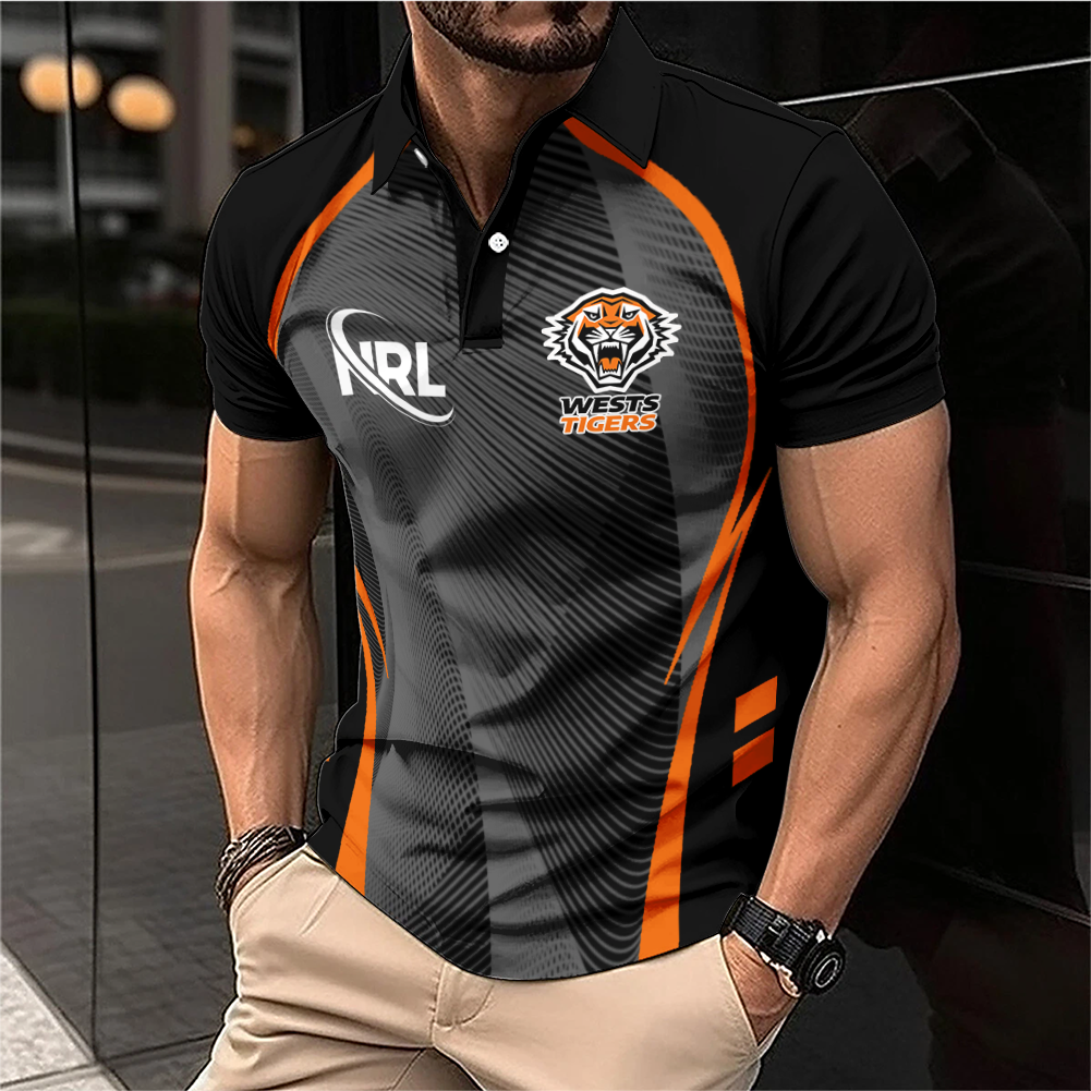 Auspiritmerch Wests Tigers Personalized Polo Shirt Gift For Fans
