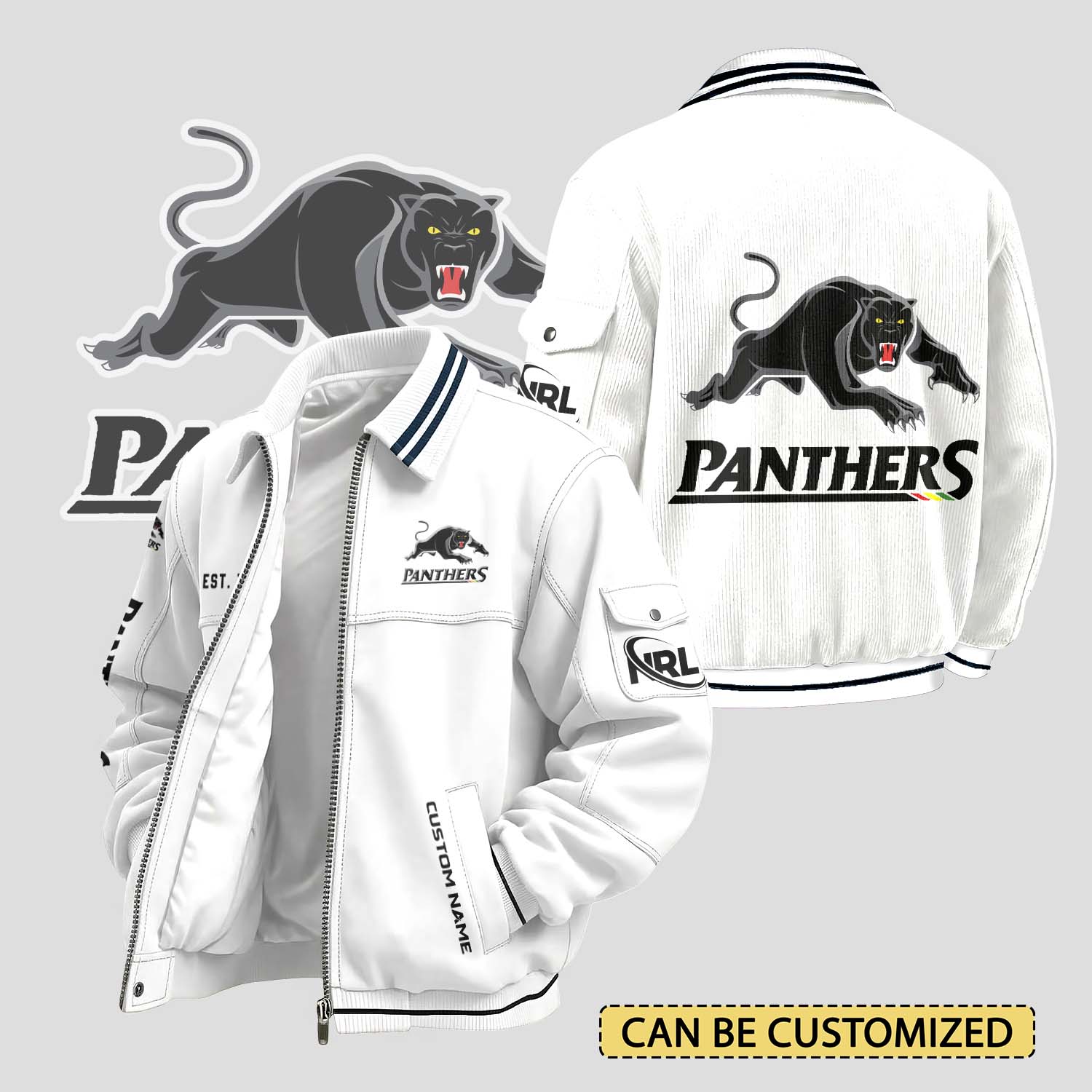 Auspiritmerch Penrith Panthers Personalized Varsity Jacket Gift For Fans