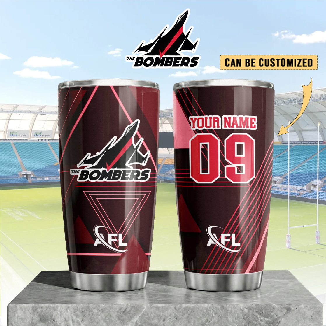 Auspiritmerch Essendon Custom Stanley Quencher 20oz Stainless Steel Tumbler