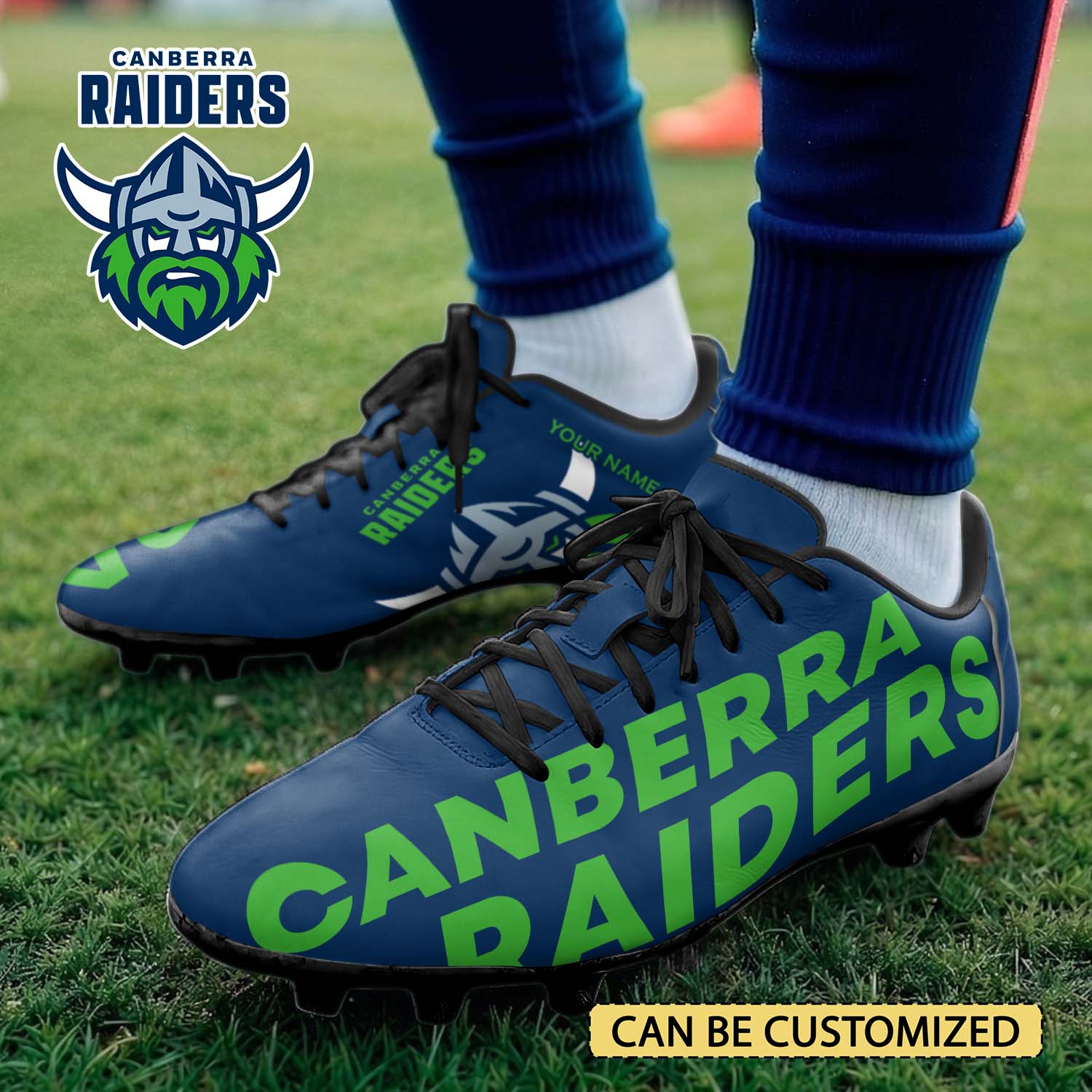 Auspiritmerch Canberra Raiders Football Shoes Gift For Fans
