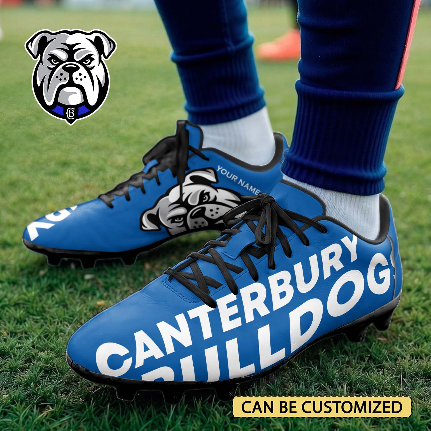 Auspiritmerch Canterbury-Bankstown Bulldogs Football Shoes Gift For Fans