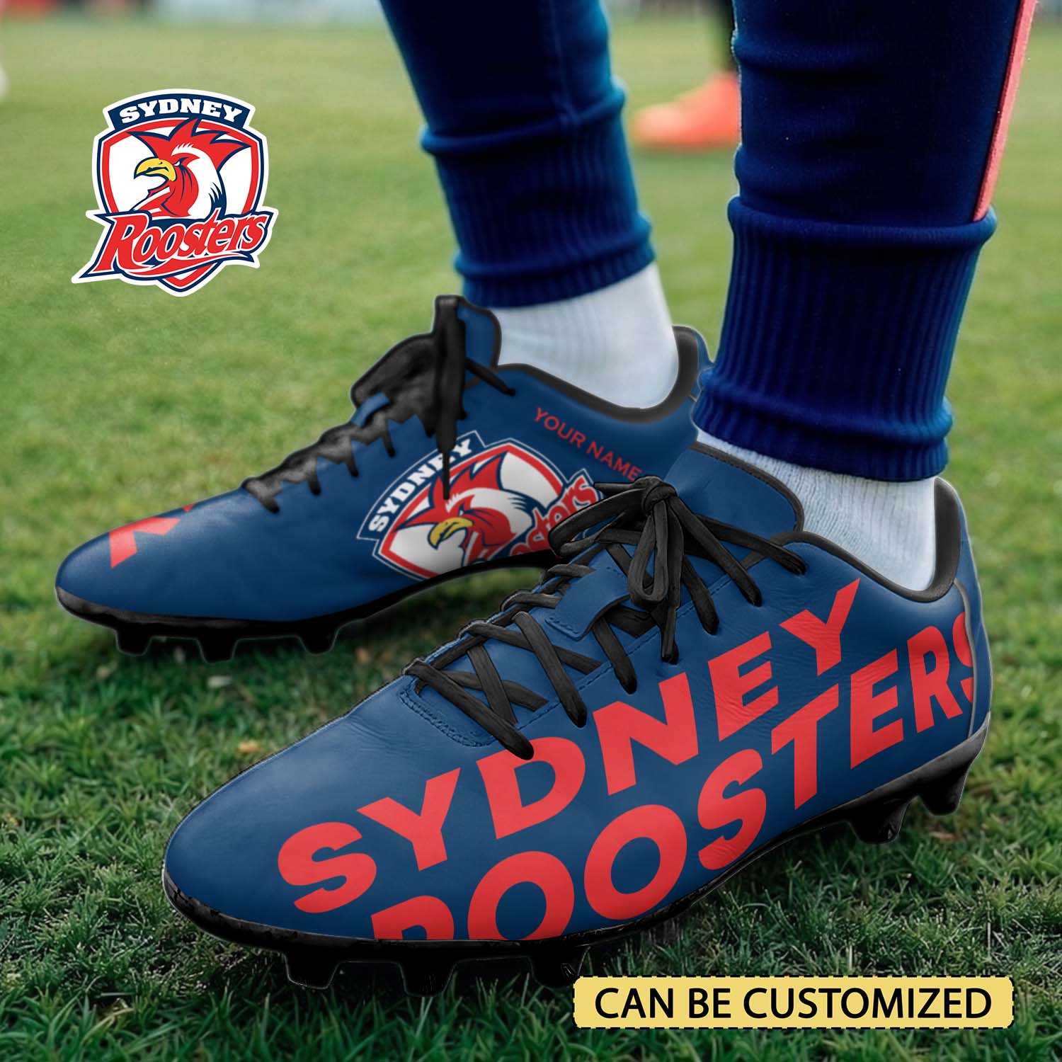 Auspiritmerch Sydney Roosters Football Shoes Gift For Fans