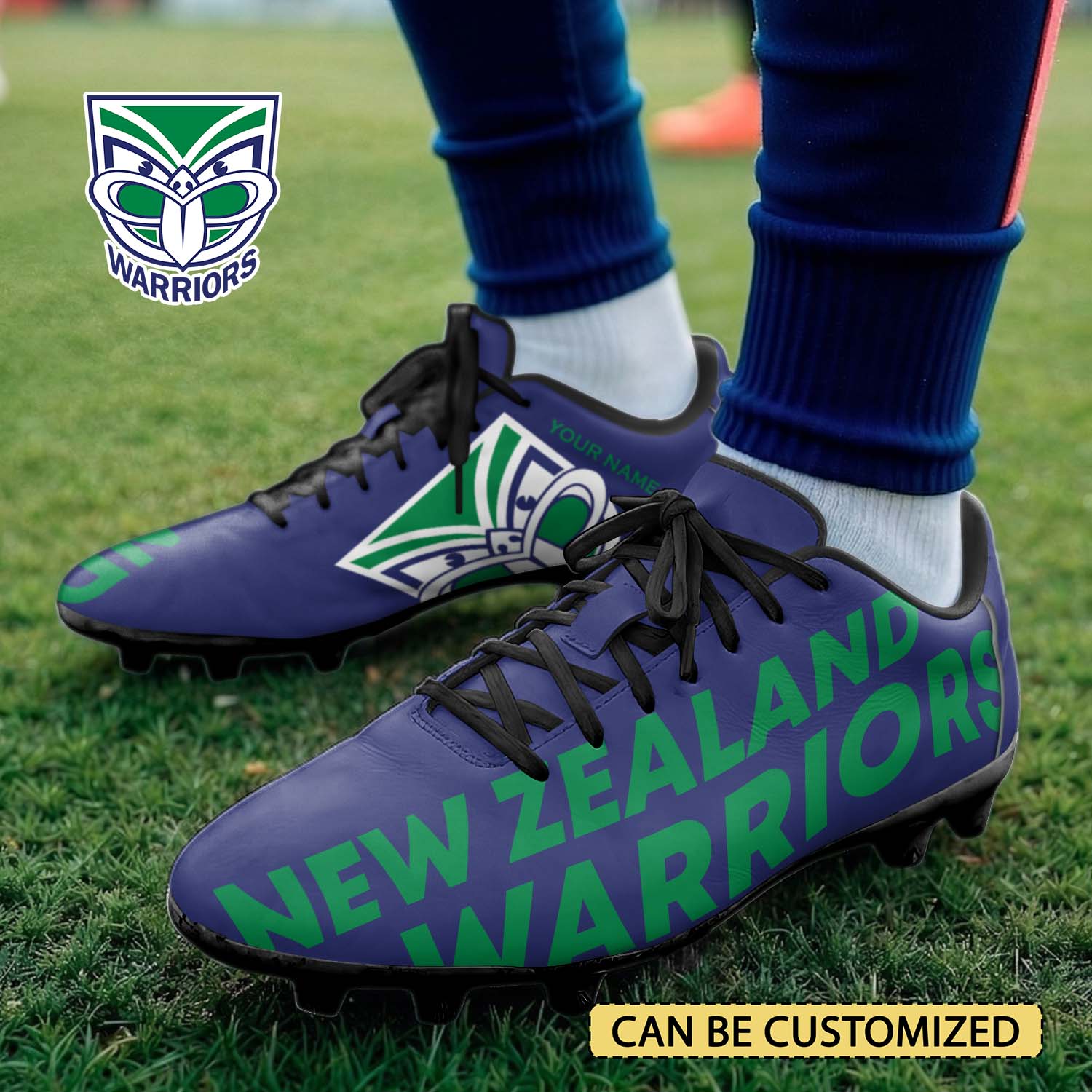 Auspiritmerch New Zealand Warriors Football Shoes Gift For Fans