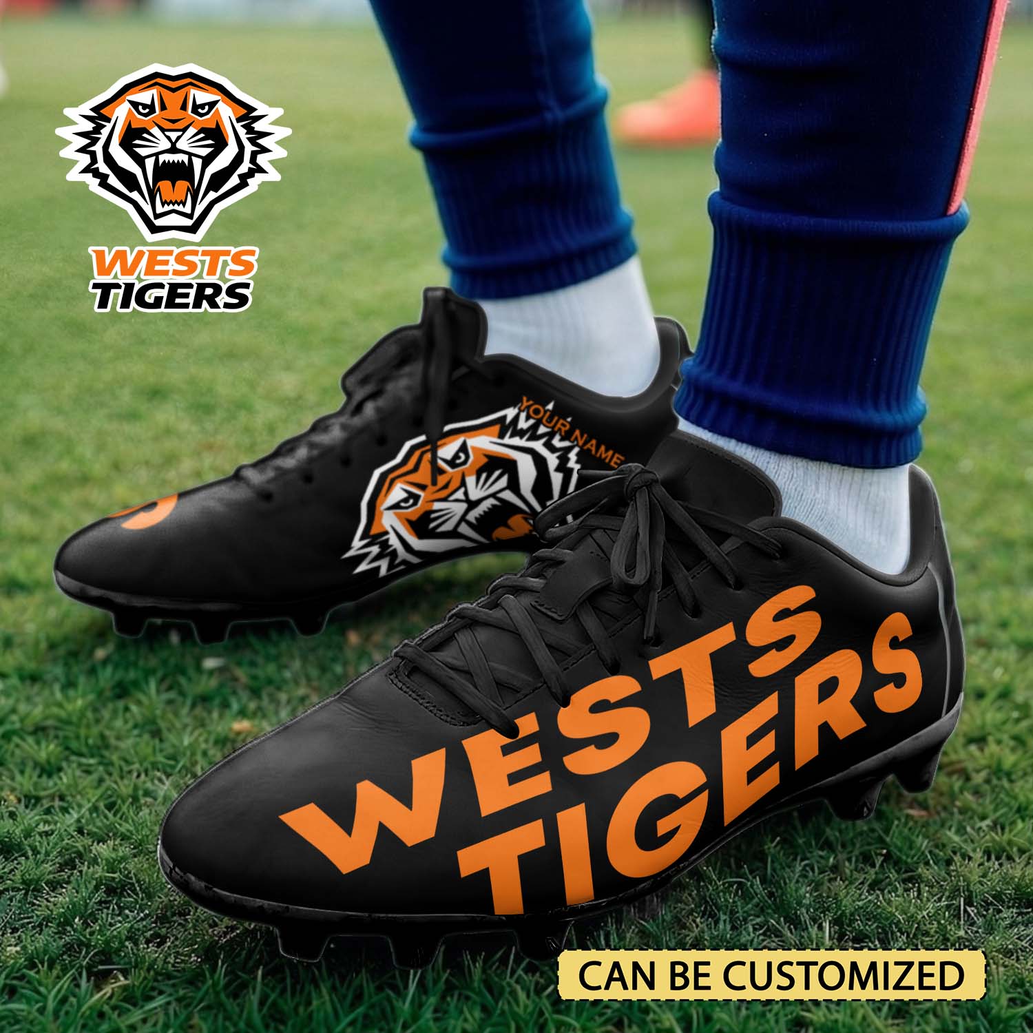 Auspiritmerch Wests Tigers Football Shoes Gift For Fans