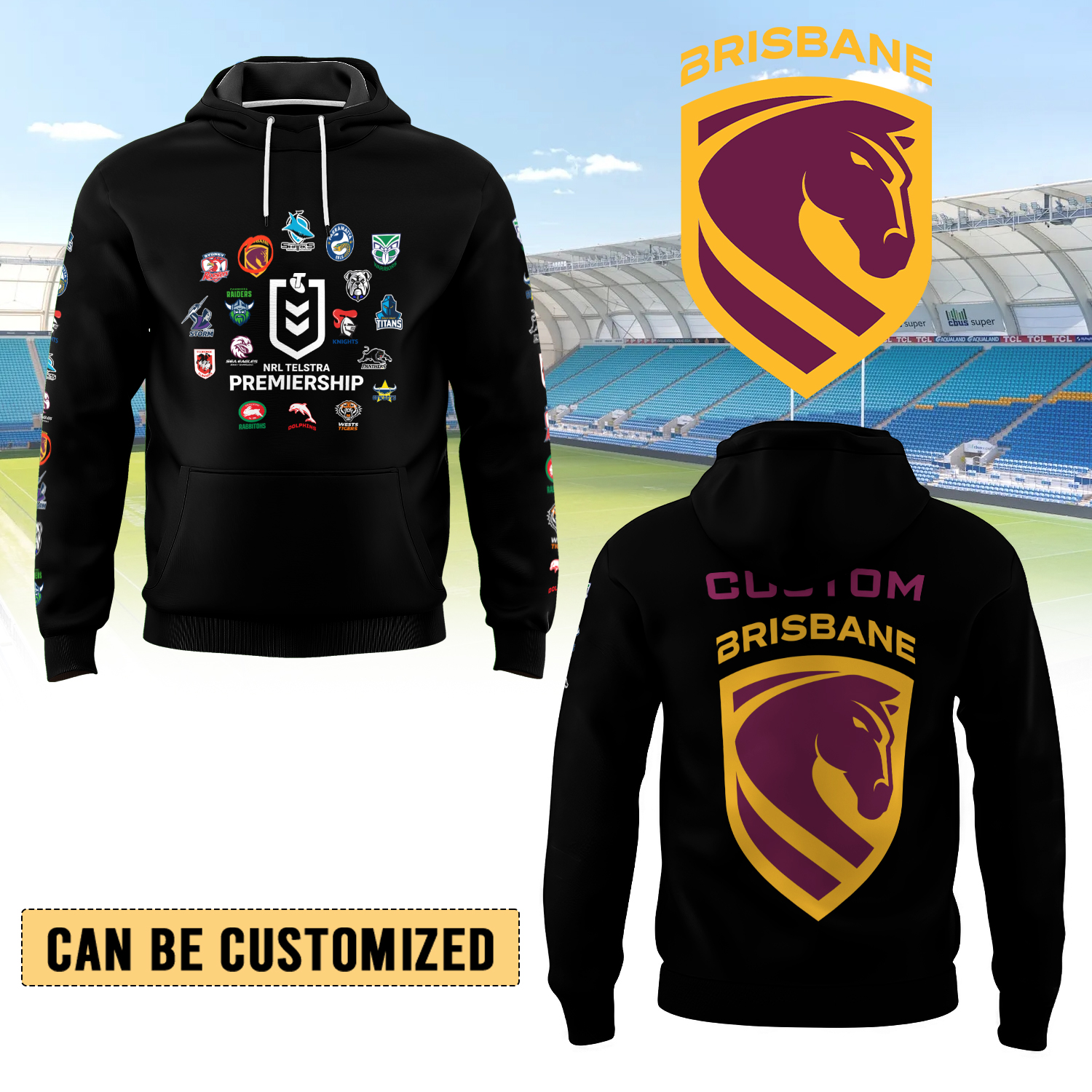 Auspiritmerch Brisbane Broncos Hoodie Gift For Fans