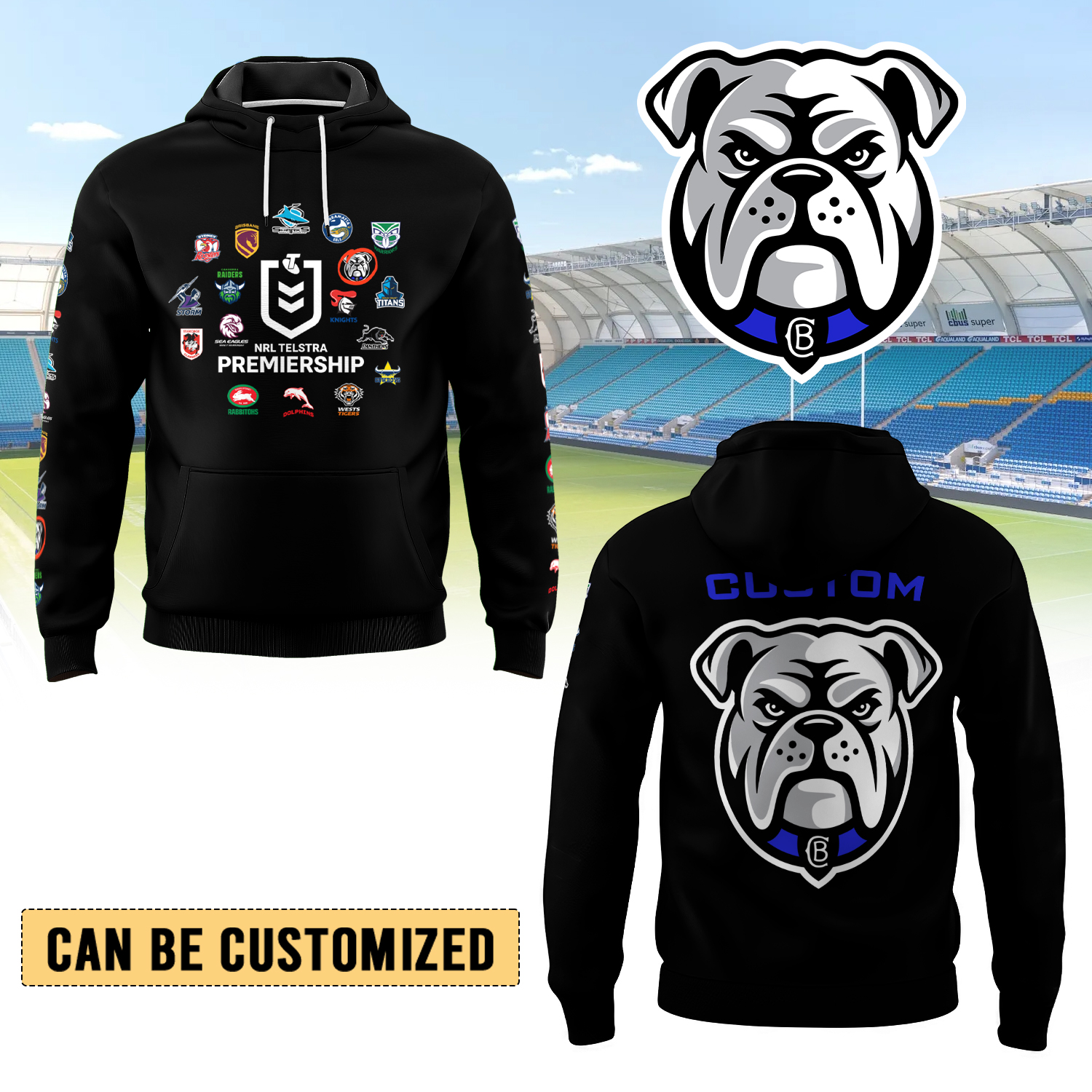 Auspiritmerch Canterbury-Bankstown Bulldogs Hoodie Gift For Fans
