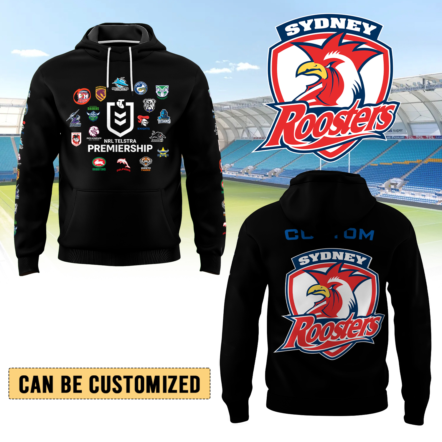 Auspiritmerch Sydney Roosters Hoodie Gift For Fans