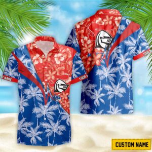 Auspiritmerch Newcastle Knights New Flowers Hawaiian Shirt Personalized Gifts