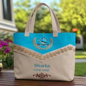 Auspiritmerch Cronulla-Sutherland Sharks Elegant Style Quilted Tote Bag Personalized Gifts
